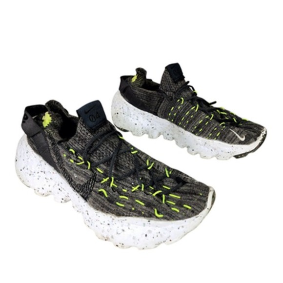 Nike Space Hippie 04 Running Shoes sz 8.5 Mens Black Volt White Green CZ6398-010 - Picture 1 of 12